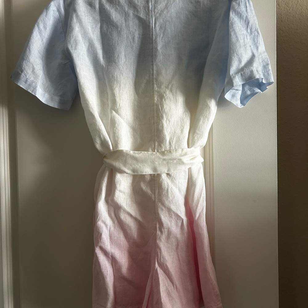 Gradient Blue and Pink Romper - Picture 6 of 6